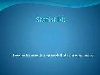 Statistikk