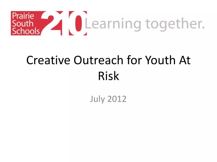 creative outreach for youth at risk