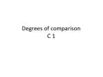 Degrees of comparison презентация