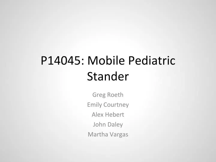 p 14045 mobile pediatric stander