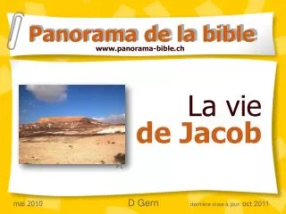 la vie de jacob