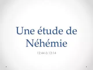 une tude de n h mie