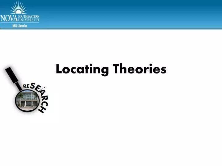 locating theories