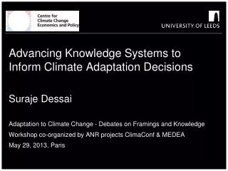 Advancing Knowledge Systems to Inform Climate Adaptation Decisions
