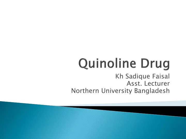 quinoline drug