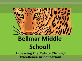 Welcome to Bellmar Middle School!