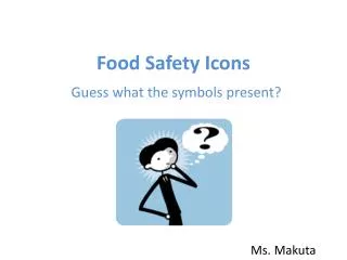 Food Safety Icons