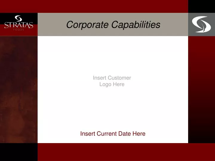 corporate capabilities