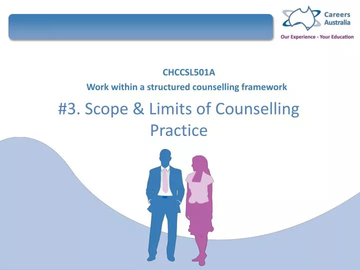 chccsl501a work within a structured counselling framework