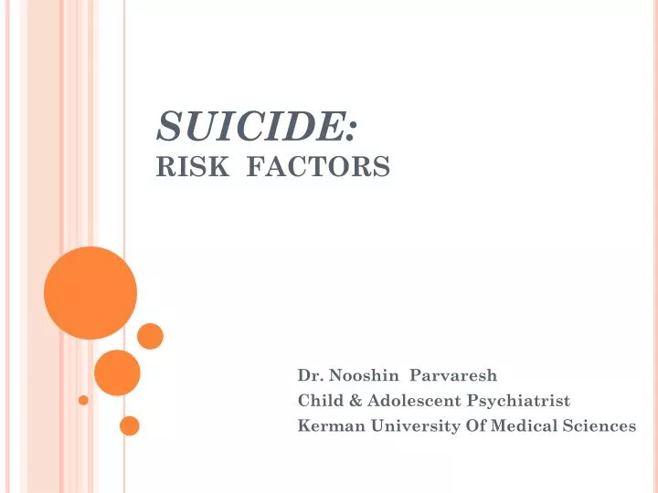 suicide risk factors
