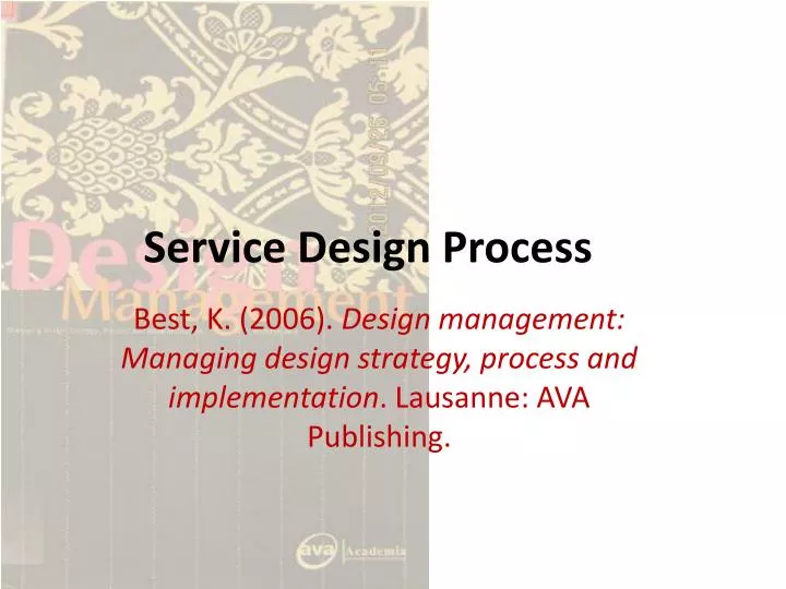 service design process