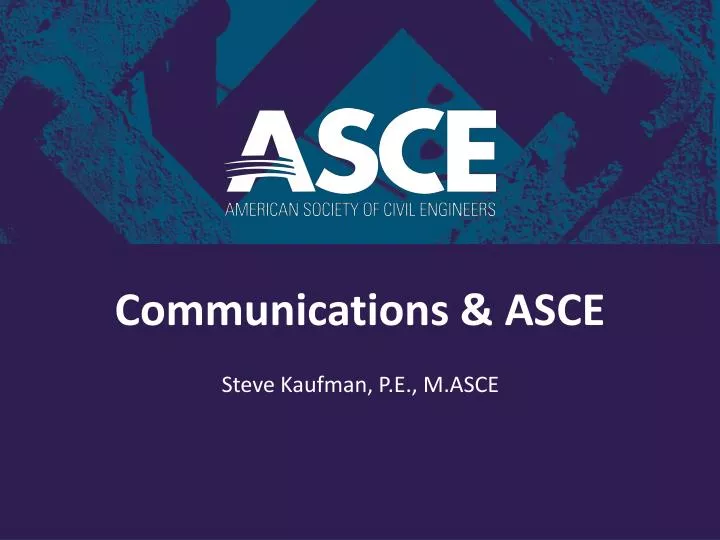 communications asce