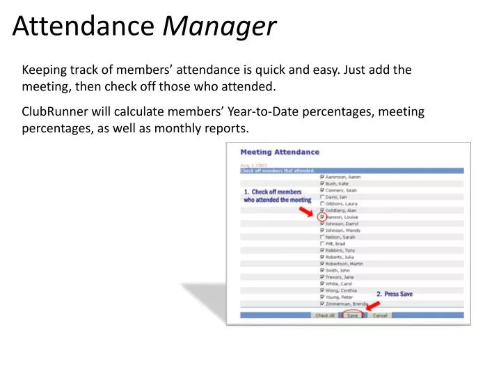 attendance manager