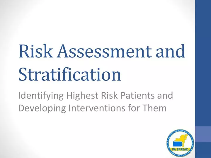 risk assessment and stratification