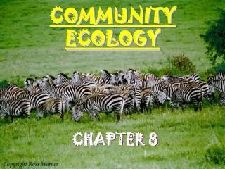 COMMUNITY ECOLOGY