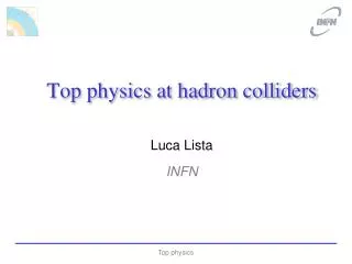 Top physics at hadron colliders