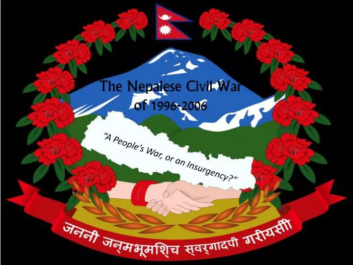the nepalese civil war of 1996 2006