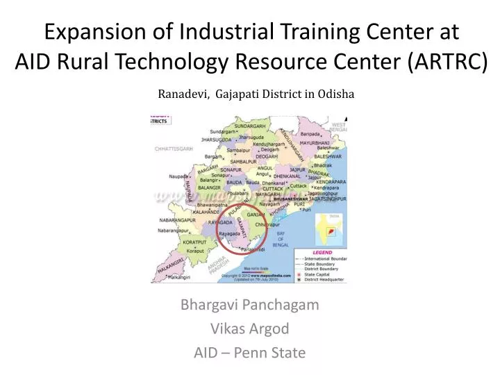 expansion of industrial training center at aid rural technology resource center artrc