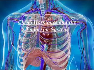 Ch. 45 Hormones and the Endocrine System