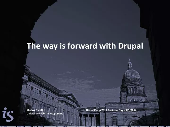 the way is forward with drupal