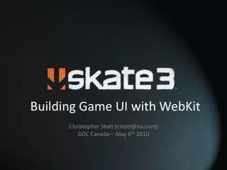 Building Game UI with WebKit