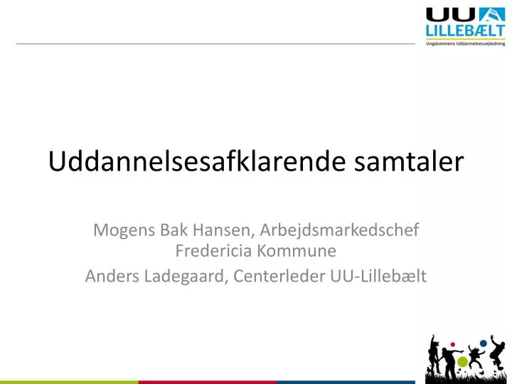 uddannelsesafklarende samtaler