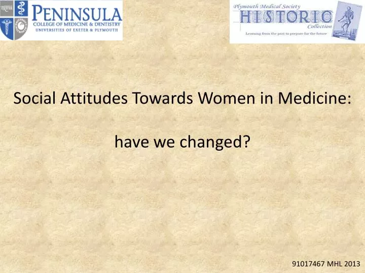 social attitudes towards women in medicine have we changed