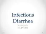 Infectious Diarrhea - slide 1