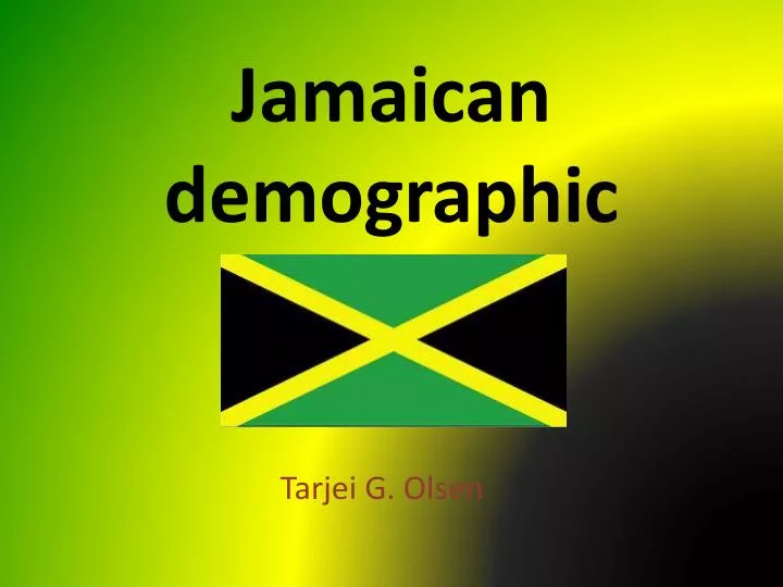jamaican demographic