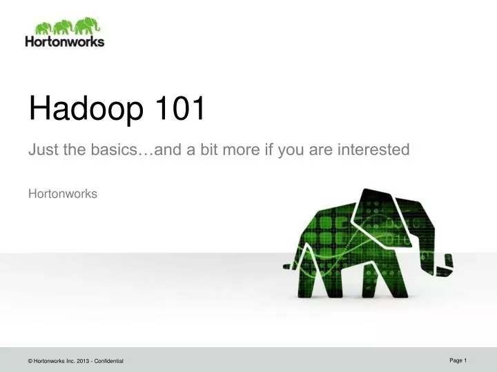 hadoop 101