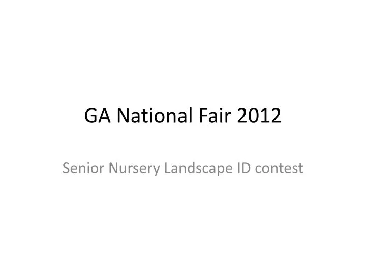 ga national fair 2012