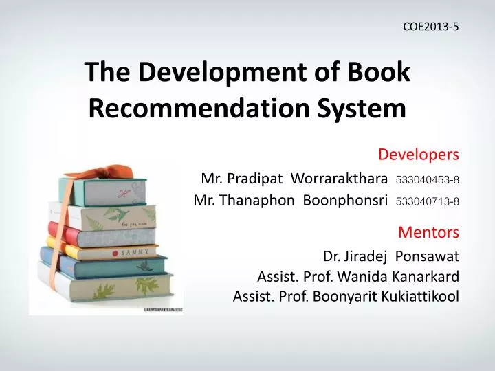 the development of book recommend ation system