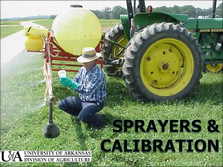 sprayers calibration
