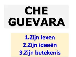 che guevara