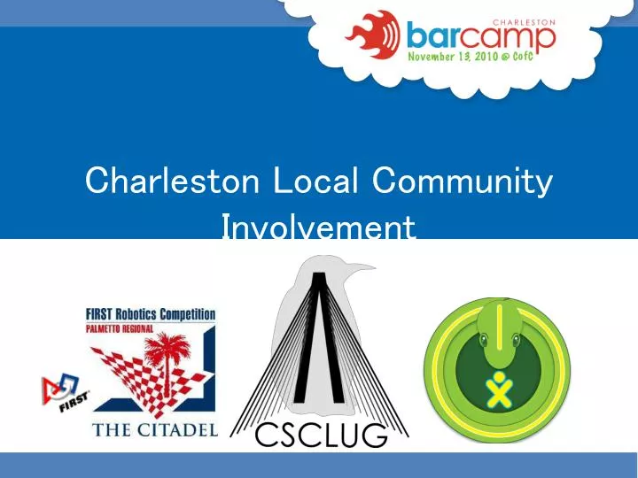 charleston local community involvement