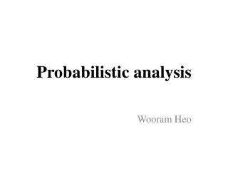 Probabilistic analysis