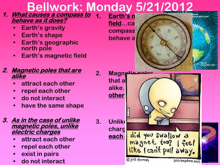 bellwork monday 5 21 2012