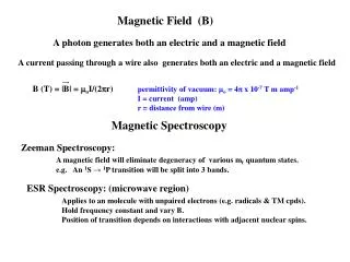 Magnetic Field (B)