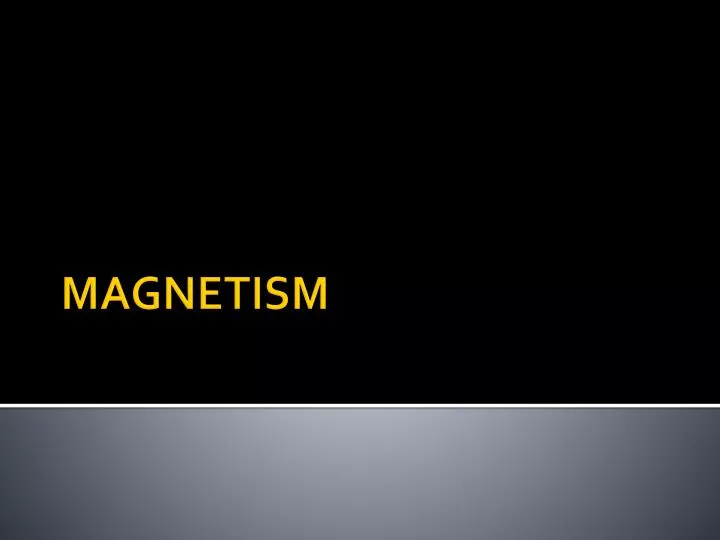 magnetism