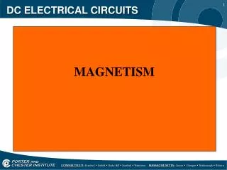 DC ELECTRICAL CIRCUITS