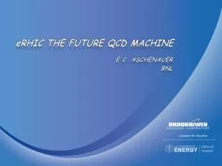e RHIC THE future QCD machine