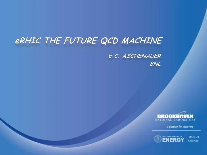 e rhic the future qcd machine