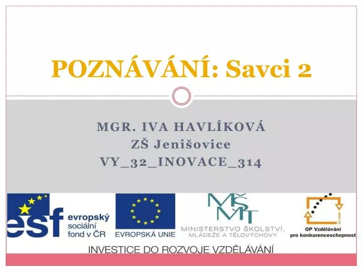 pozn v n savci 2