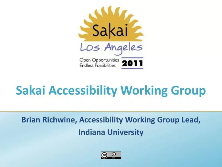 sakai accessibility working group
