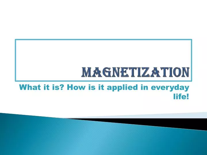 magnetization