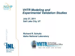 VHTR Modeling and Experimental Validation Studies