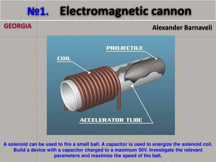 1 electromagnetic cannon