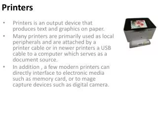 Printers