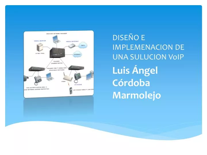 dise o e implemenacion de una sulucion voip