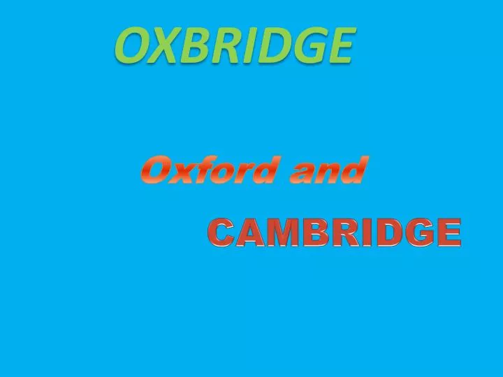 oxbridge